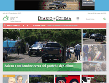 Tablet Screenshot of diariodecolima.com